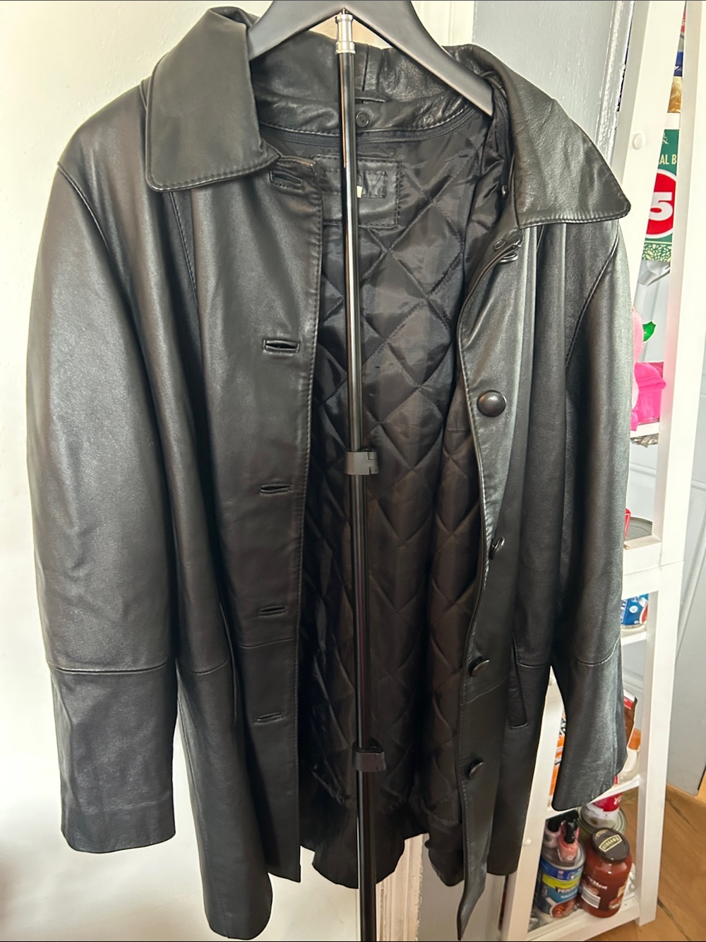European Vintage Leather Coat MAKE OFFER